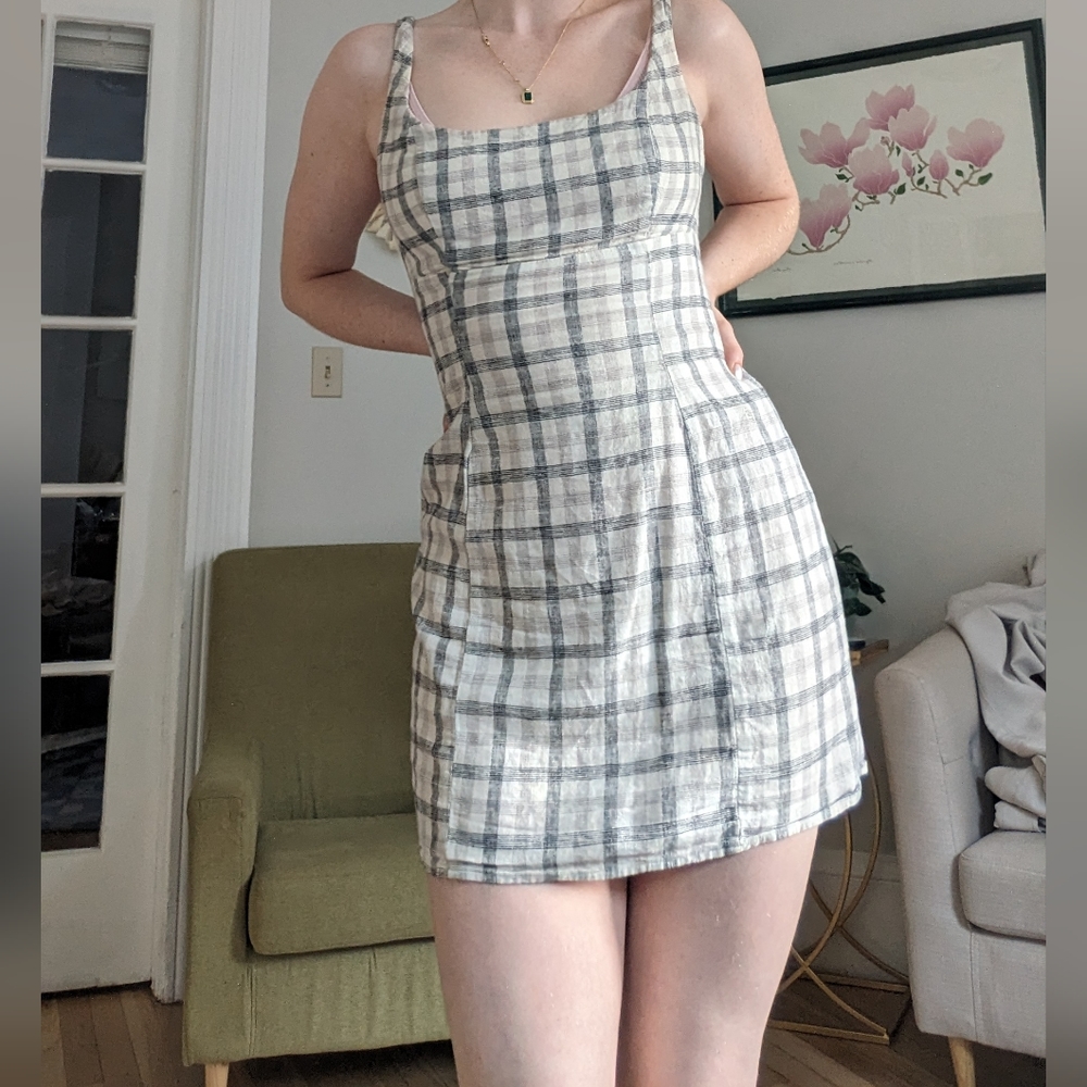 Urban Outfitters Linen Mini Dress